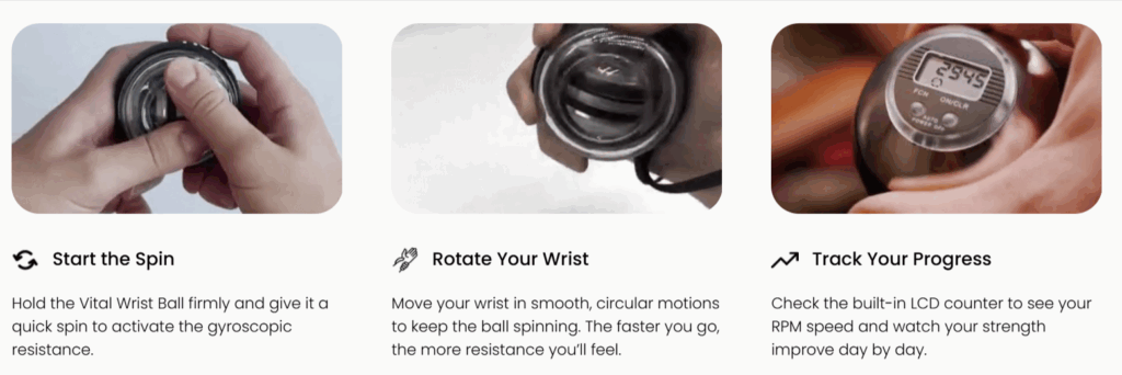 How to Use Vital Wrist Ball