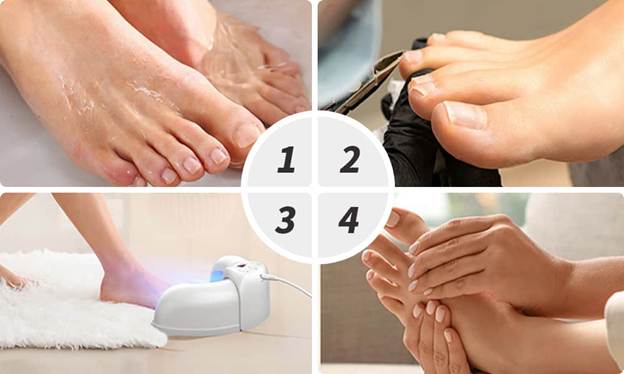 Use Welnax BioClear Toenail Fungus Device